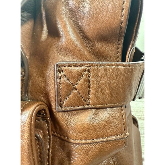 Kooba Leather Women's Handbag with Gun Metal Embellishments Kooba Kendal Brown - Picture 13 of 16